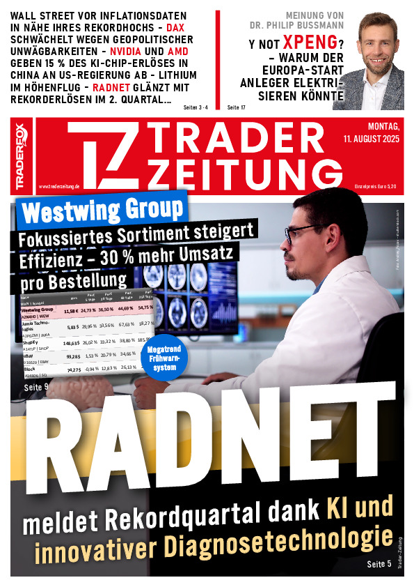 Titelbild der Ausgabe: Die Trader-Zeitung
