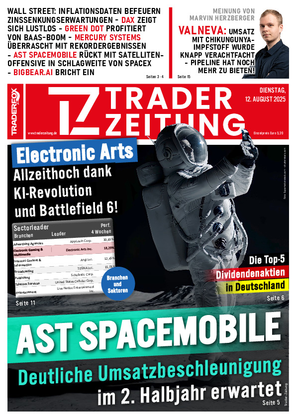 Titelbild der Ausgabe: Die Trader-Zeitung