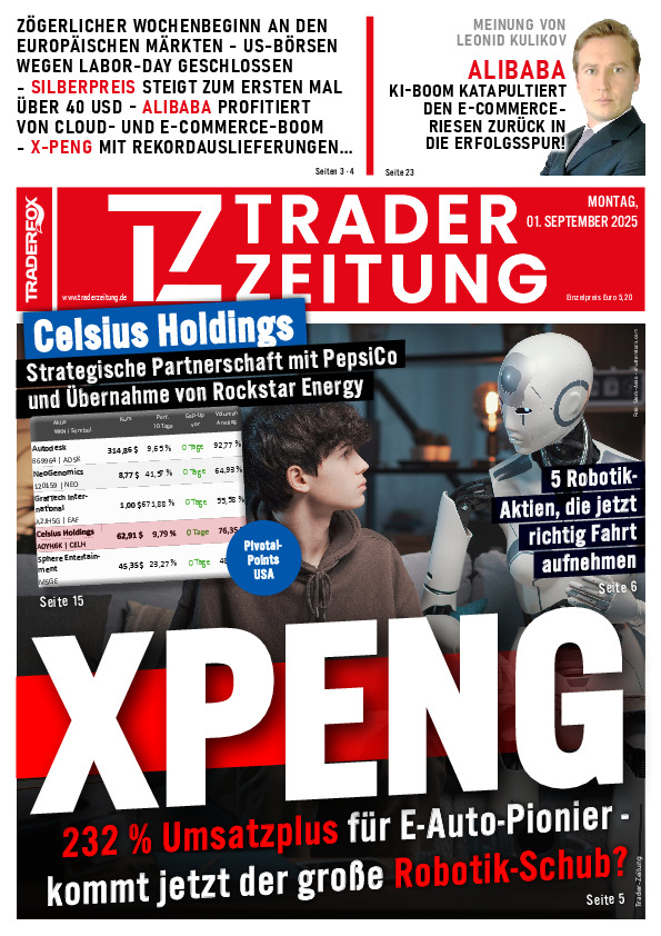Titelbild der Ausgabe: Die Trader-Zeitung