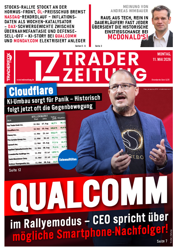 aktuelles Cover der Trader-Zeitung