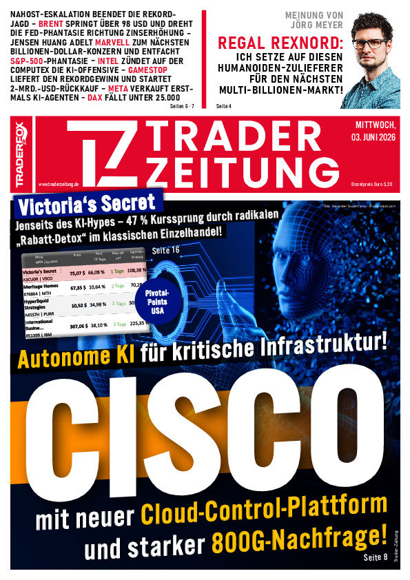aktuelles Cover der Trader-Zeitung