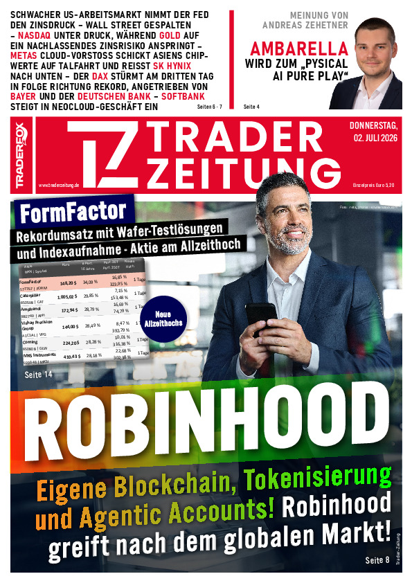aktuelles Cover der Trader-Zeitung