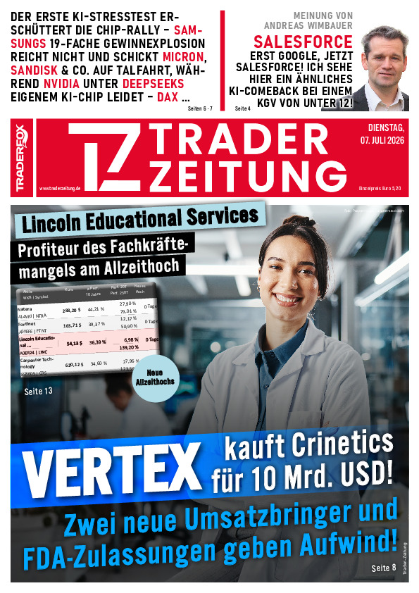 aktuelles Cover der Trader-Zeitung