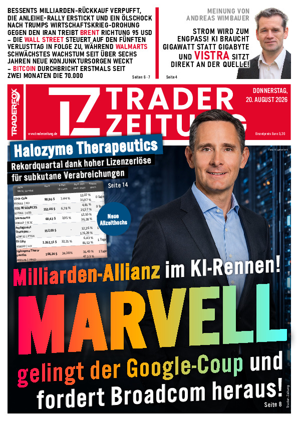 Cover der Trader-Zeitung 155 / 2026 vom 20.08.2026