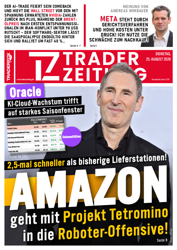Titelbild der Ausgabe: Die Trader-Zeitung