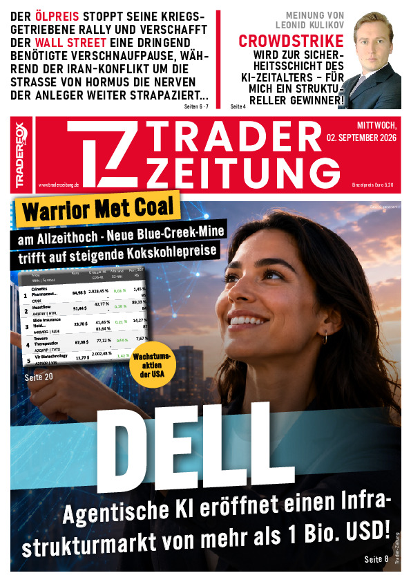 aktuelles Cover der Trader-Zeitung