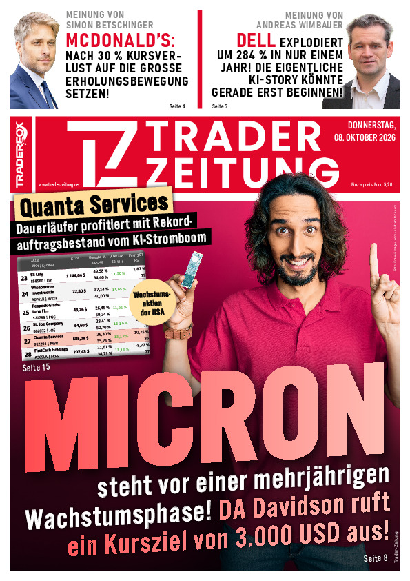 aktuelles Cover der Trader-Zeitung